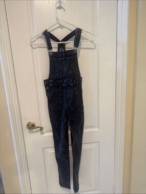 Treasure & Bond Black Washed Denim Overalls